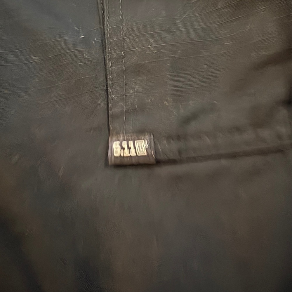 5.11 Tactical Series Mens Black Ripstop Cargo Pants‎ Large 35.5-39 Waist Regular - Picture 4 of 9